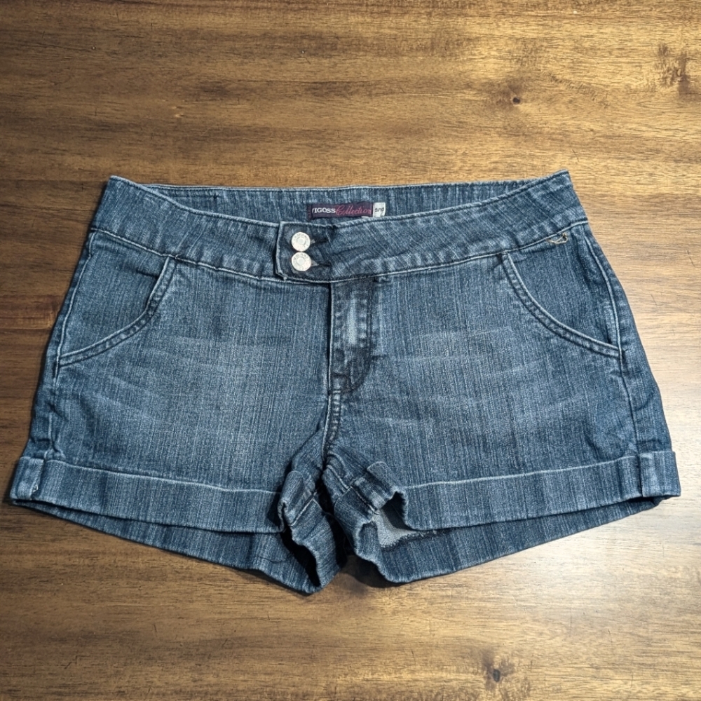 Vigoss Collection Denim Cuffed Shorts, Juniors Size 9/10